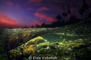 after sundown...night lagoon by Dale Kobetich 